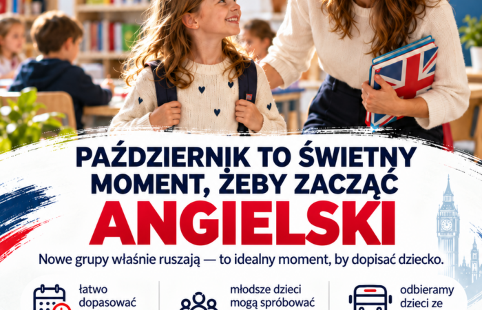 Październik to świetny moment, żeby zacząć angielski w English Way School w Ząbkach